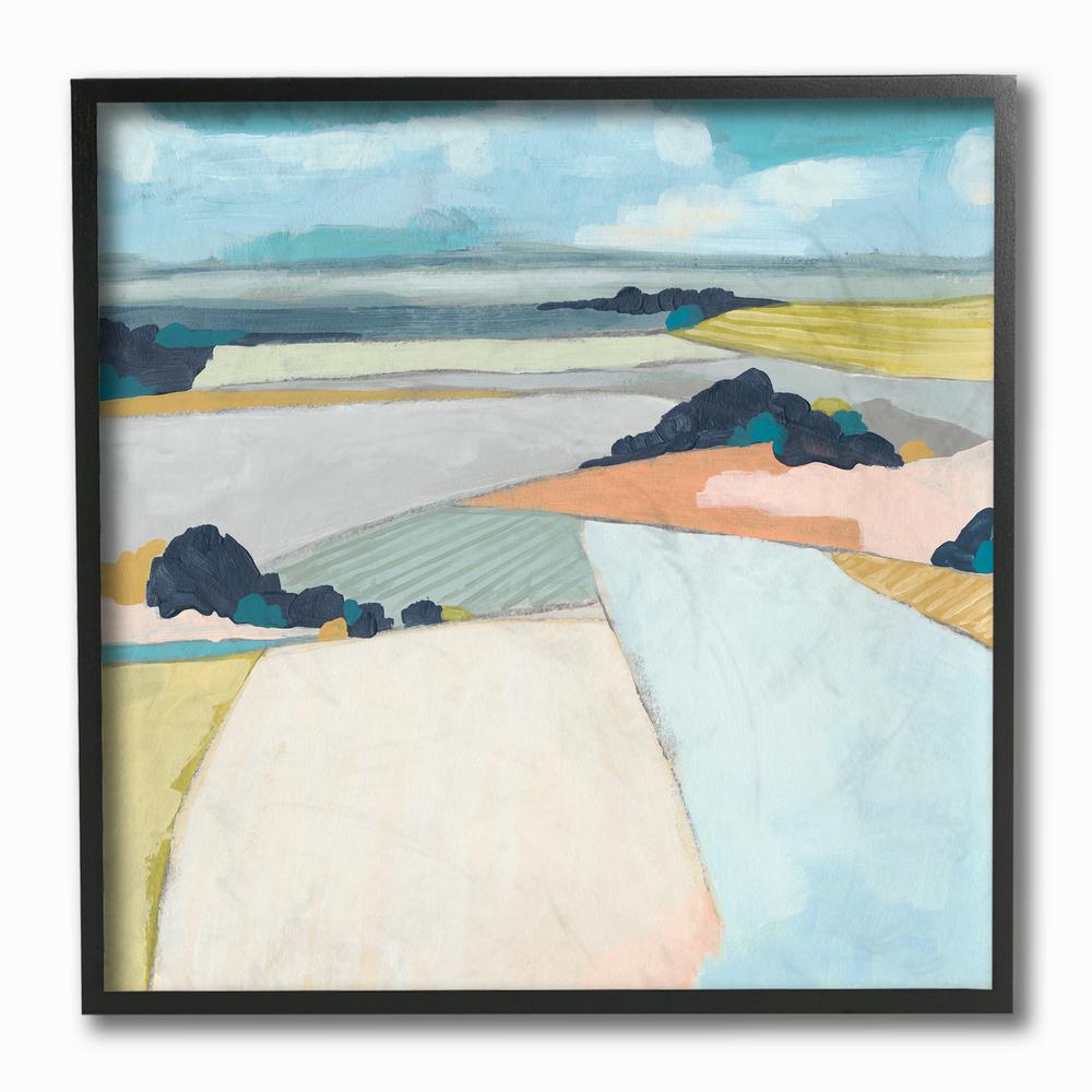 The Stupell Home Decor Collection 12 In X 12 In Peach And Blue