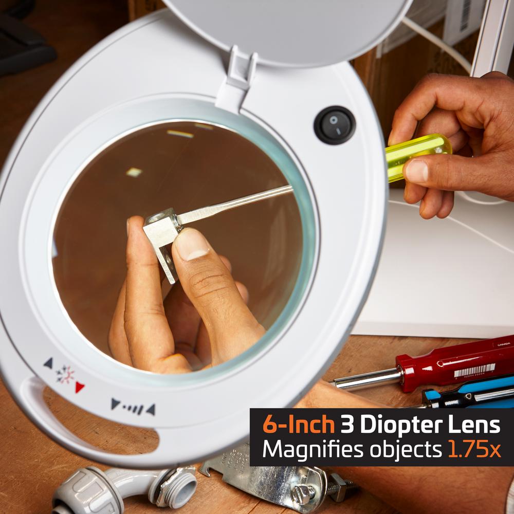 magnifying desk lamp home depot