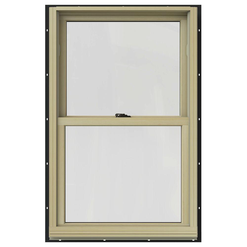 JELD-WEN 26.125 In. X 48.75 In. W-2500 Double Hung Clad Wood Window ...