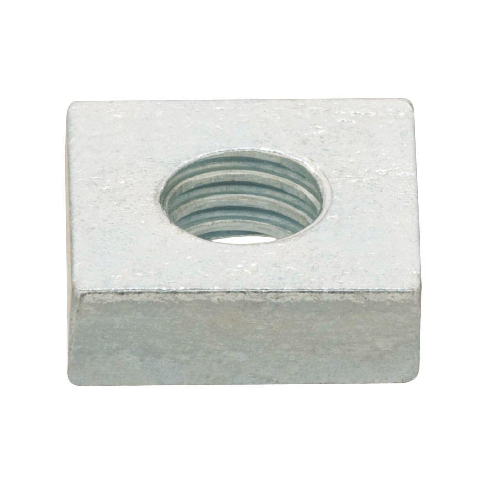 Everbilt 1032 ZincPlated Fine Thread Square Nuts (5Pieces)85398