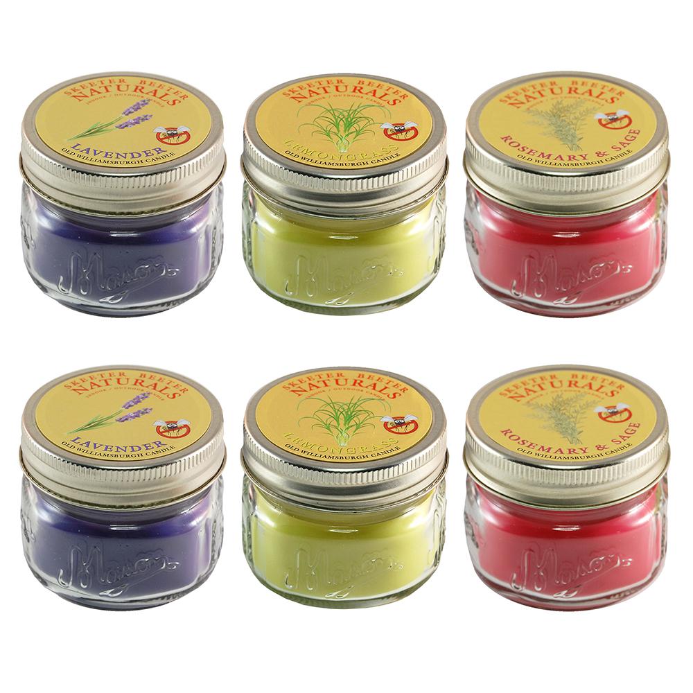 Lumabase Scented Candles Natural Fresh Collection in 3 oz. Glass