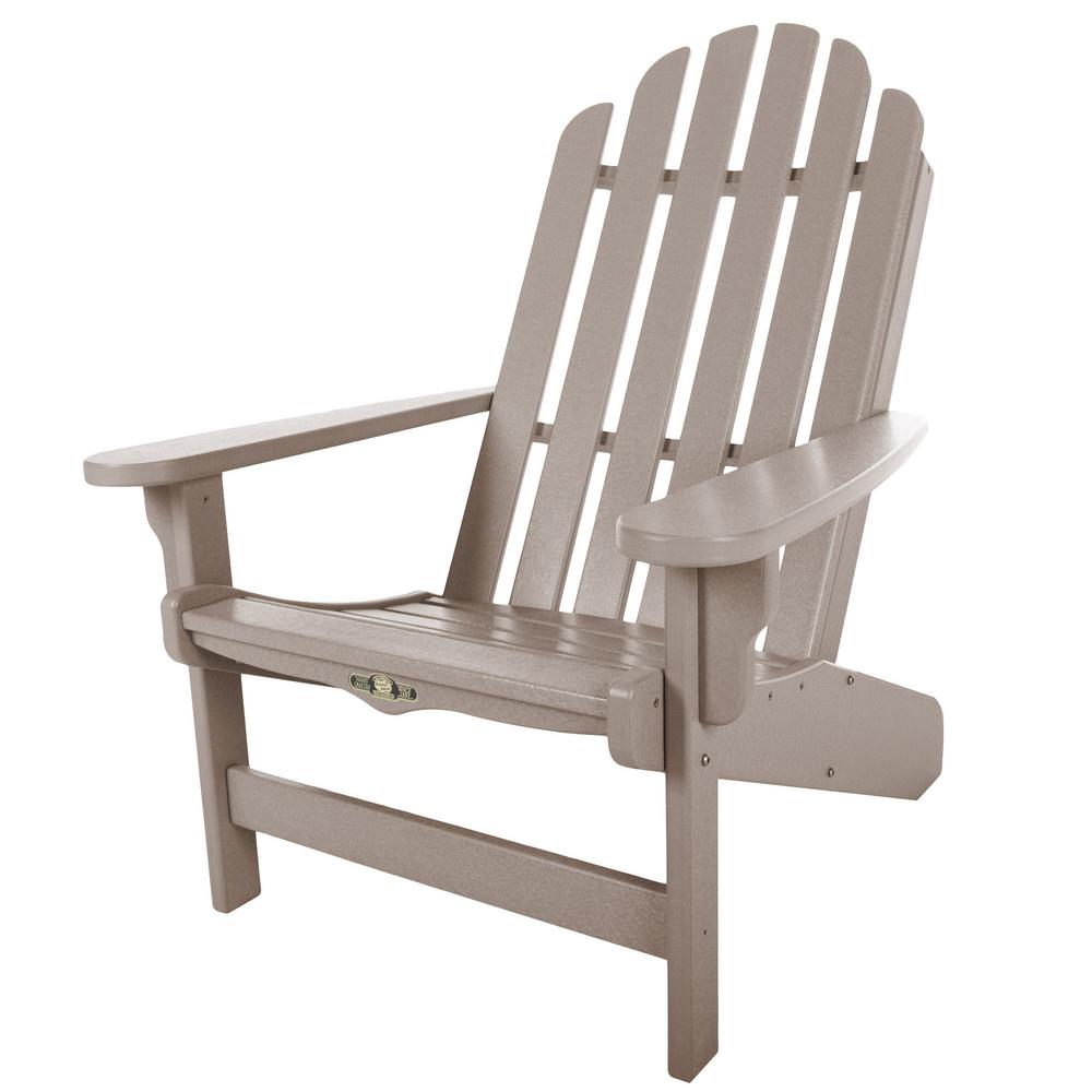 pawleys island durawood essentials adirondack chair in weatherwood