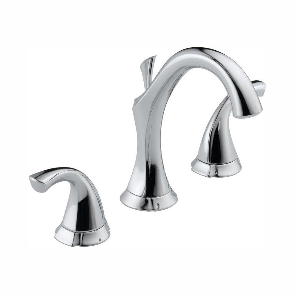 Delta Addison 8 In Widespread 2 Handle Bathroom Faucet With Metal Delta Addison 8 In Widespread 2 Handle