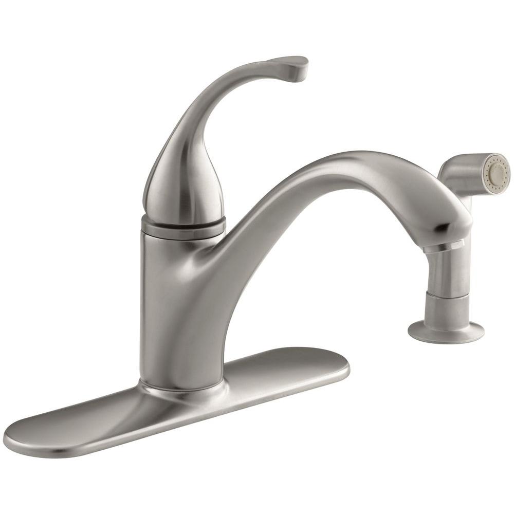 KOHLER Mistos SingleHandle PullOut Sprayer Kitchen Faucet In