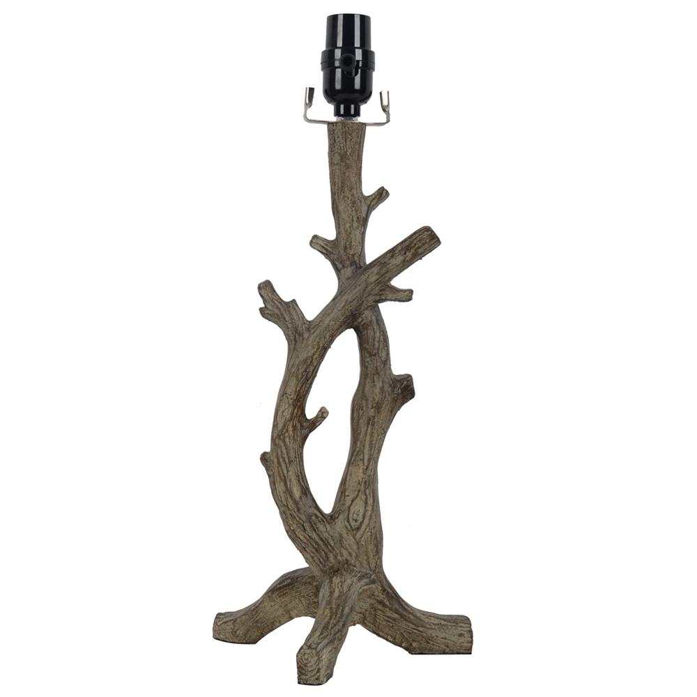 Hampton Bay Mix and Match 17.5 in. H Driftwood Branch Table Lamp Base ...