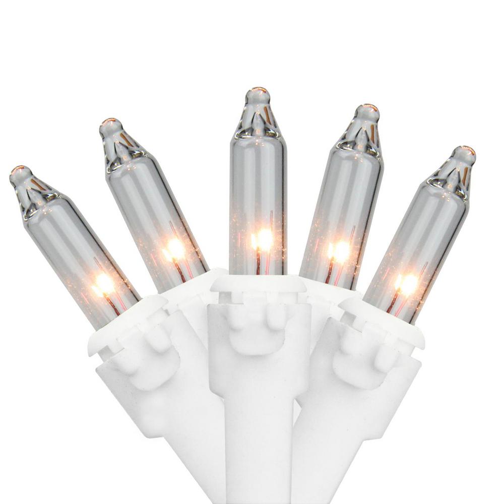 100ct Replacement mini christmas light clear incandescent stay-lit *BULBS ONLY*