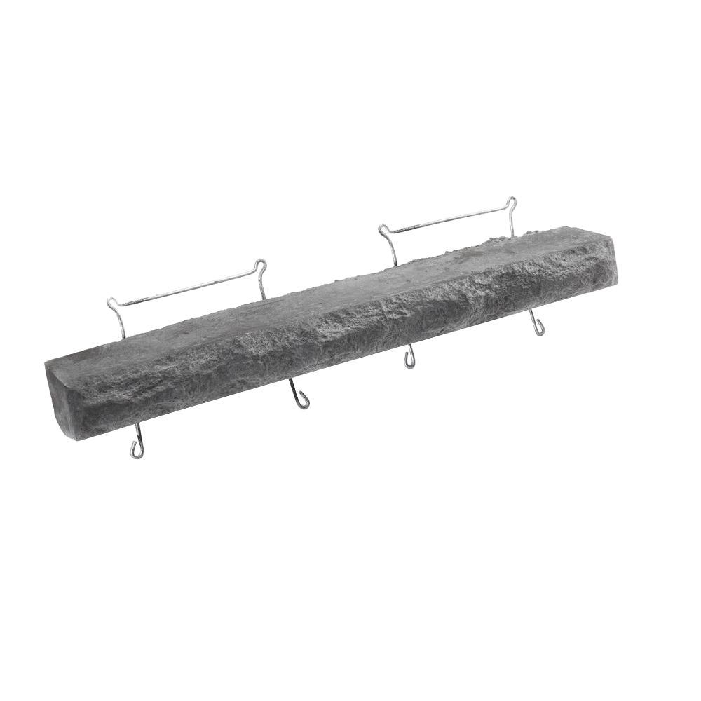 ClipStone 20 in. L x 3 in. W Smoke Drip Ledge Flat StoneCSM.40.007.1