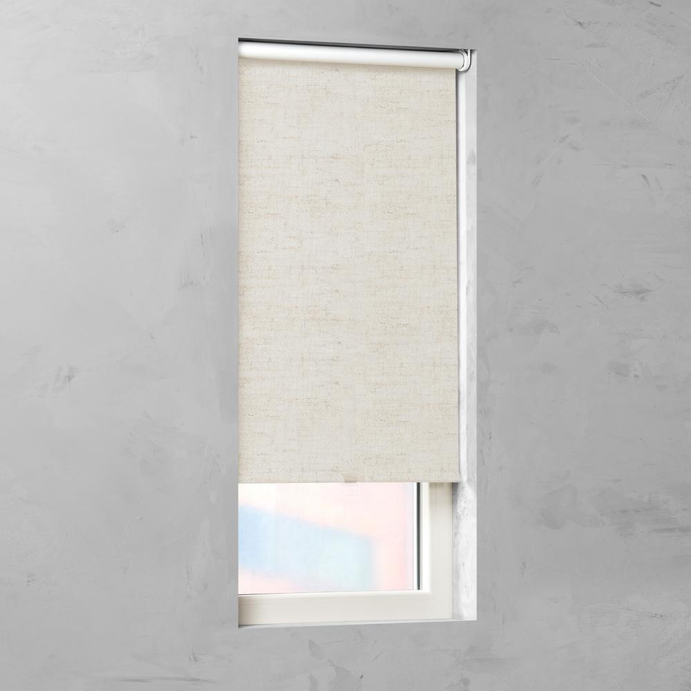 Linen Roller Shades Shades The Home Depot