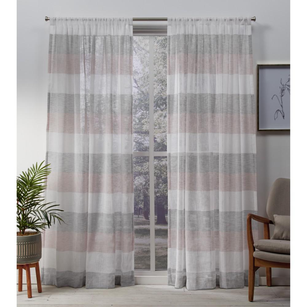 Exclusive Home Curtains Bern 54 In W X 84 L Sheer Rod Pocket Exclusive Home Curtains Bern 54 In W X 84 L Sheer Rod Pocket