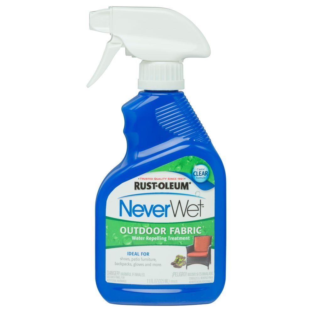 Rust Oleum Neverwet 11 Oz Outdoor Fabric Water Repelling Treatment 11 Oz Outdoor Fabric Water Repelling Treatment Spray