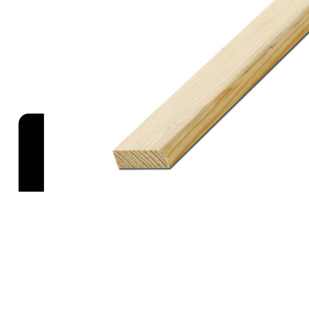 American Wood Moulding WM877 7/16 in. x 11/4 in. Solid Pine Stop