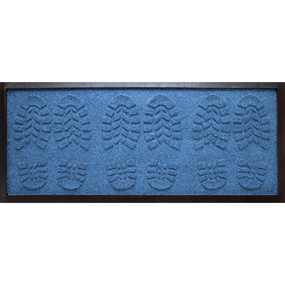 Aqua Shield Medium Blue 15 In X 36 Lug Sole Boot Tray Aqua Shield Medium Blue 15 In X 36 Lug Sole Boot Tray