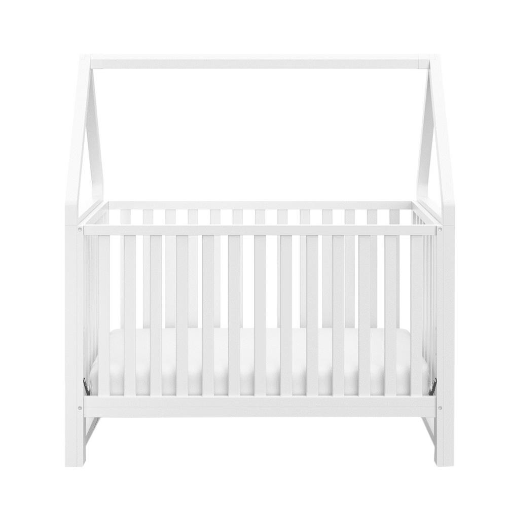 Storkcraft Storkcraft Orchard 5 In 1 Convertible Canopy Crib White