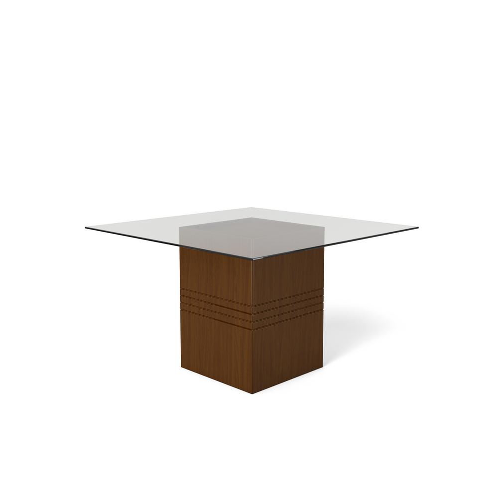 Manhattan Comfort Perry 1 8 55 12 In Nut Brown Sleek Tempered Manhattan Comfort Perry 1 8 55 12 In Nut Brown Sleek Tempered Glass Table Top