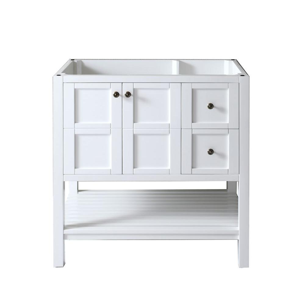 Virtu USA Winterfell 36 in. W x 22 in. D x 35.24 in. H Vanity