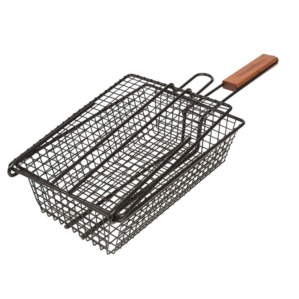Charcoal Companion NonStick Shaker Basket with Folding HandleCC7428