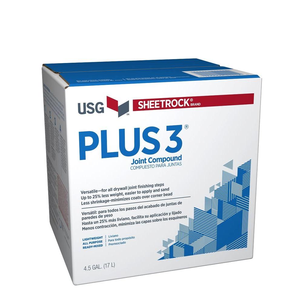 USG Sheetrock Brand 4.5 gal. Plus 3 ReadyMixed Joint Compound
