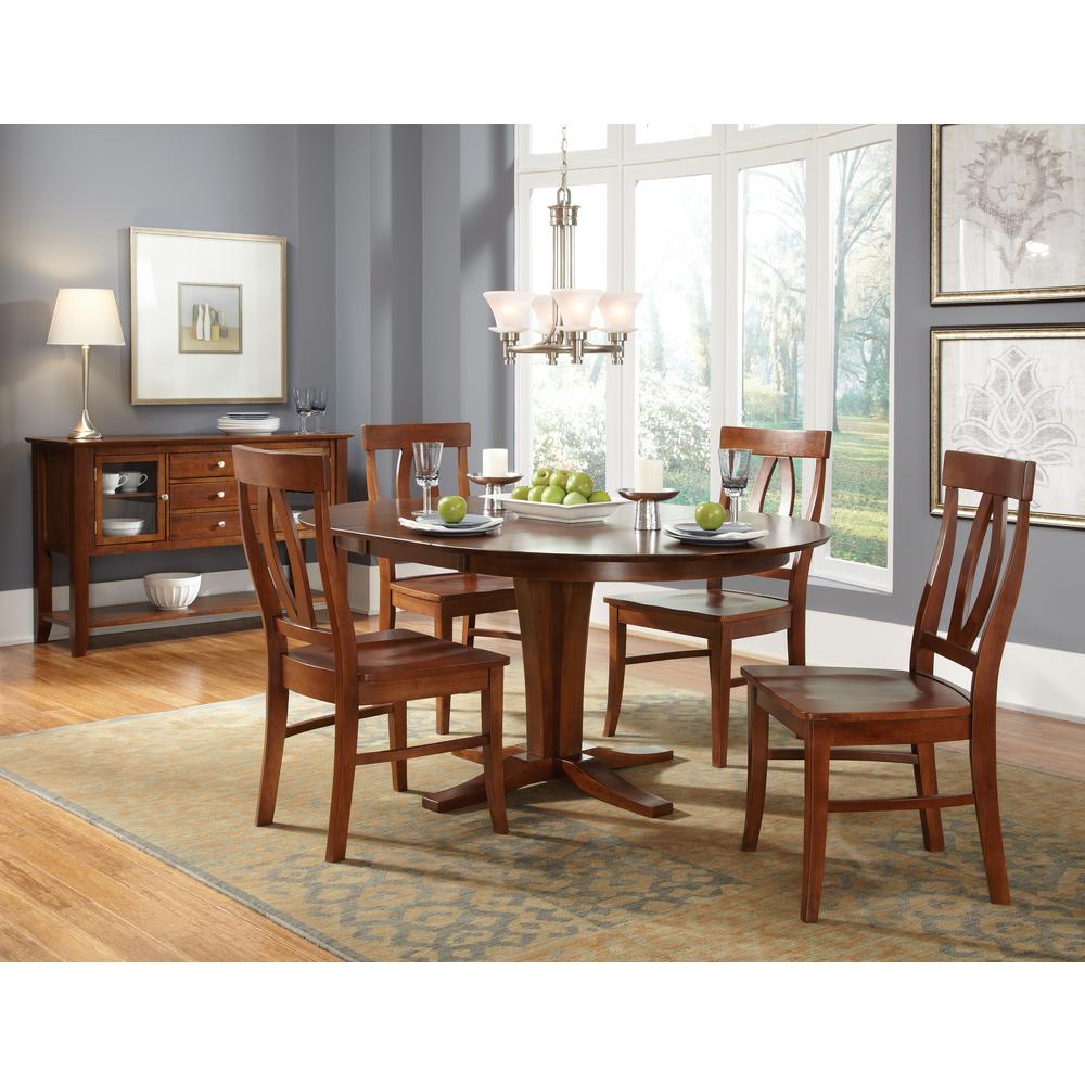 International Concepts Verona Espresso Wood Dining Chair Set Of 2 International Concepts Verona Espresso Wood Dining Chair Set Of 2
