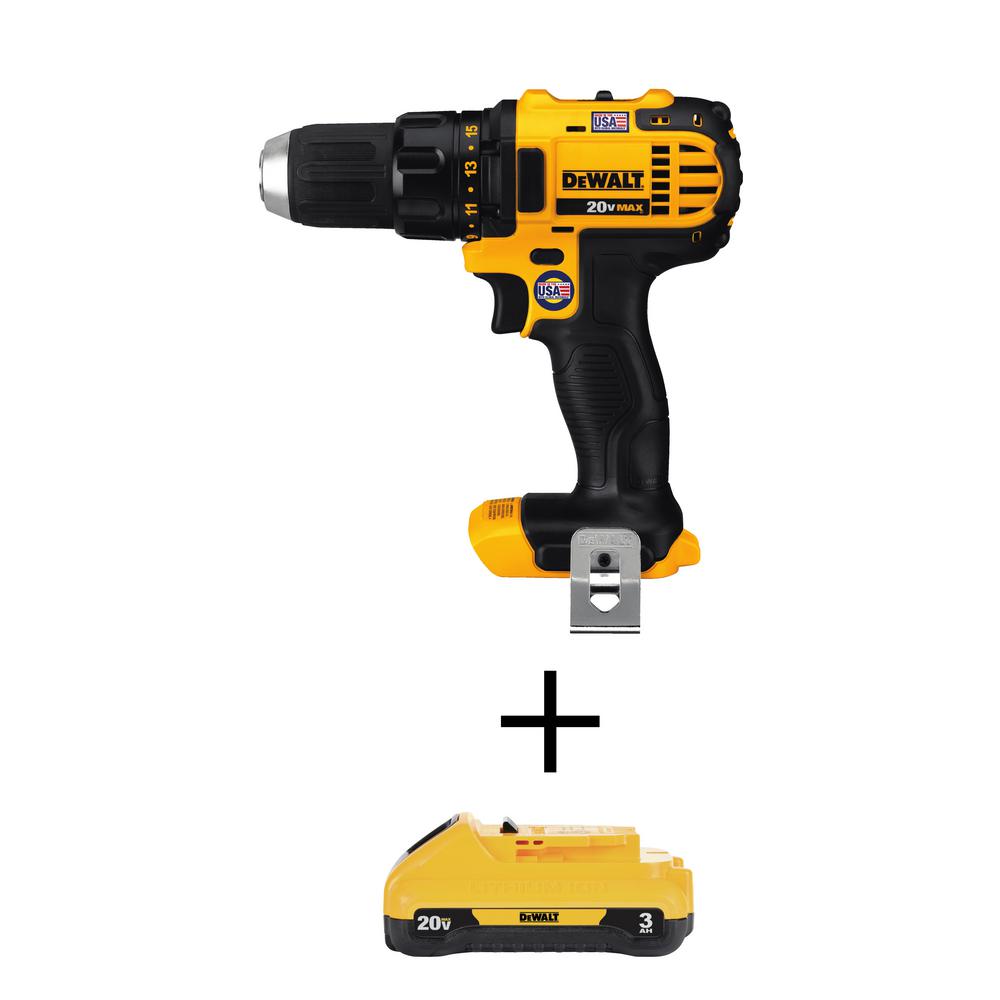 DEWALT 20-Volt MAX Li-Ion Cordless Compact Drill/Drill Driver (Tool ...