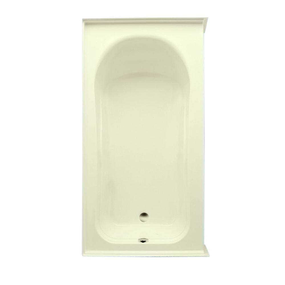 Aquatic Vincenzo Q 66 in. Acrylic Left Drain Rectangular Alcove Soaking