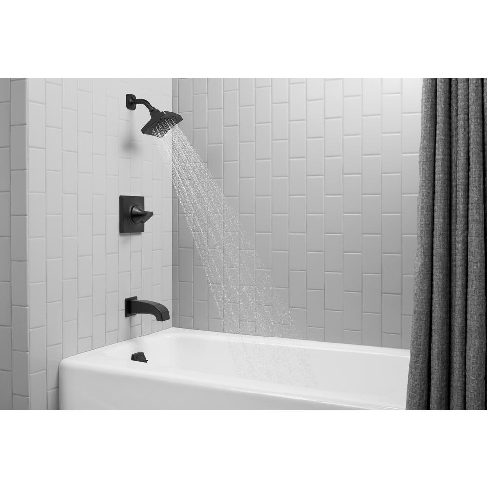 Kohler Katun Single Handle 3 Spray Tub And Shower Faucet In Matte