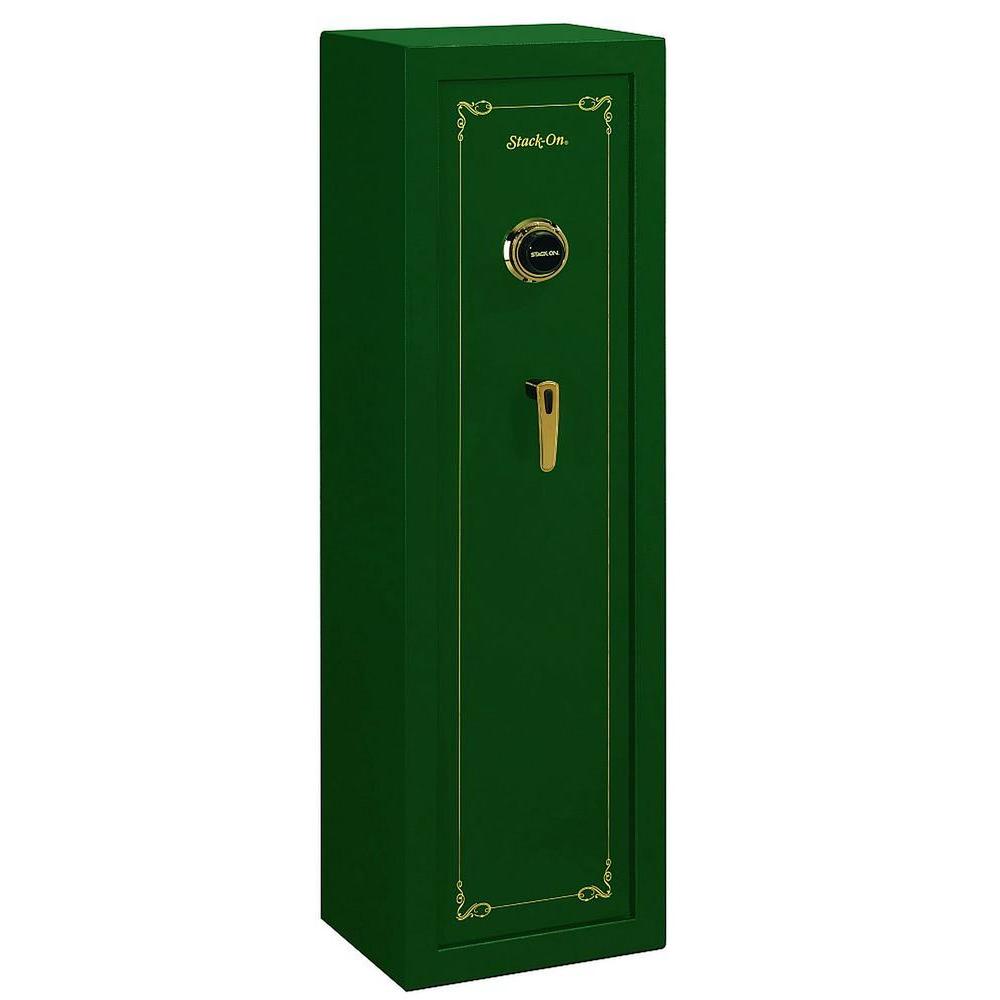 Stack-On 8-Gun Matte Hunter Green Combination Lock Safe by Stack-On