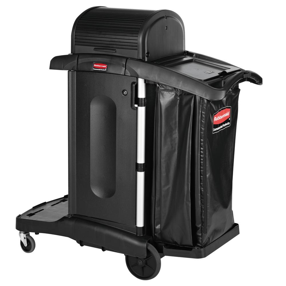 Rubbermaid Commercial Products Executive Series High Security   Rubbermaid Commercial Products Cleaning Carts Caddies Rcp1861427 64 1000 