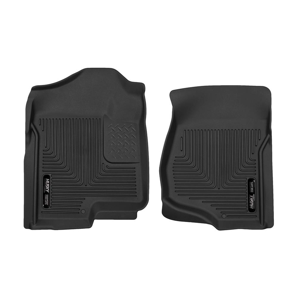 Husky Liners Center Hump Floor Liner Fits 07-13 Silverado//Sierra Crew//Extended