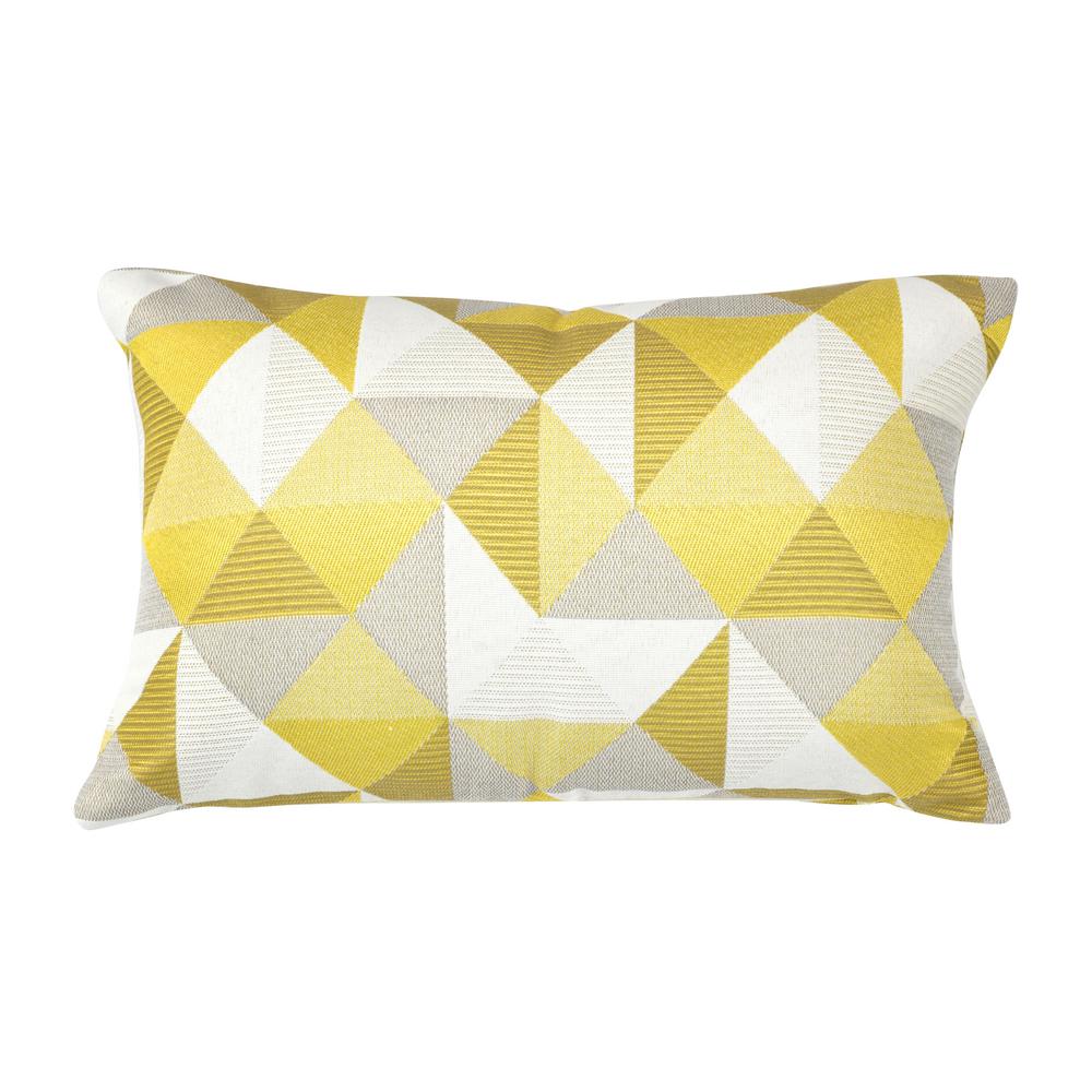 yellow lumbar throw pillows