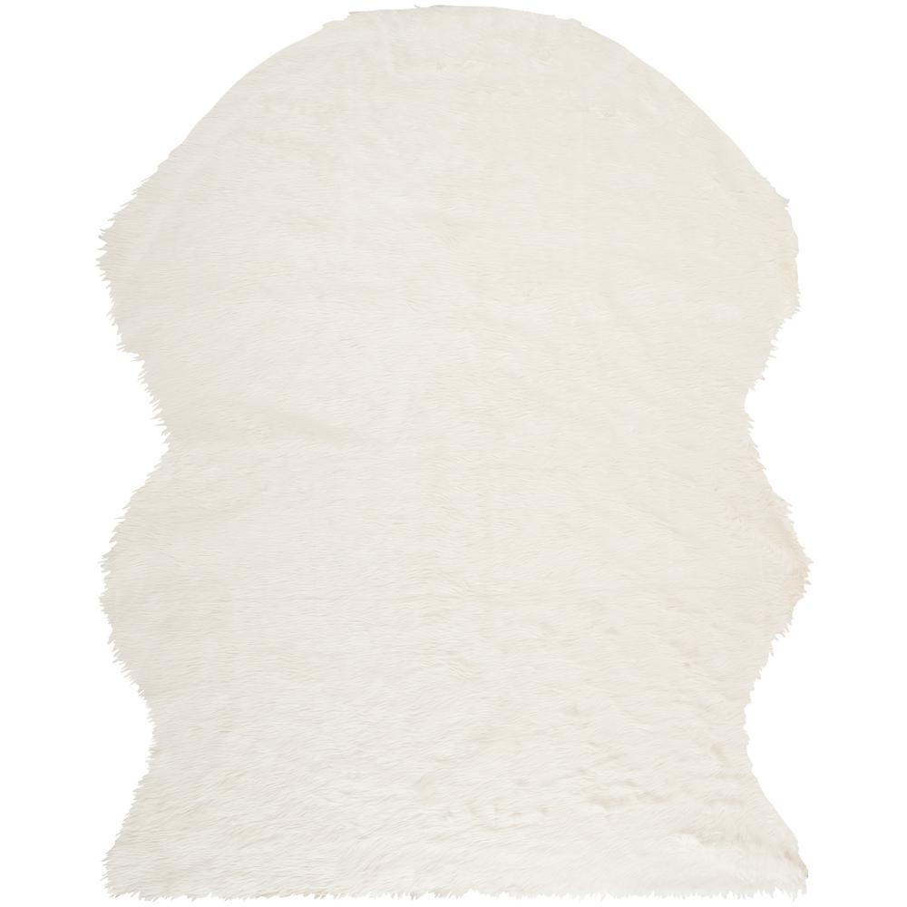 Safavieh Faux Sheep Skin Ivory 8 ft. x 10 ft. Area RugFSS115A8 The