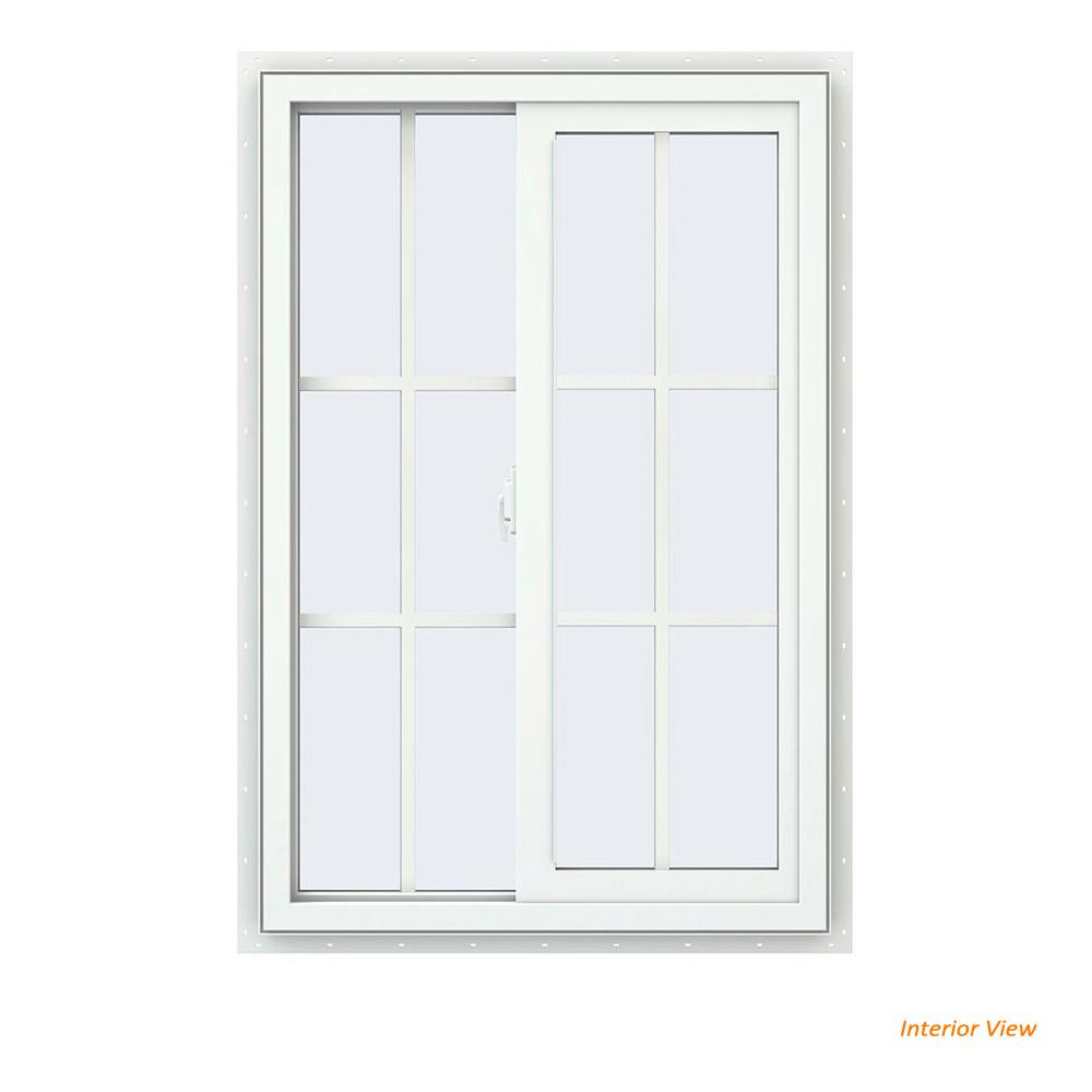 TAFCO WINDOWS 23.5 In. X 23.5 In. Utility Left-Hand Single Sliding ...