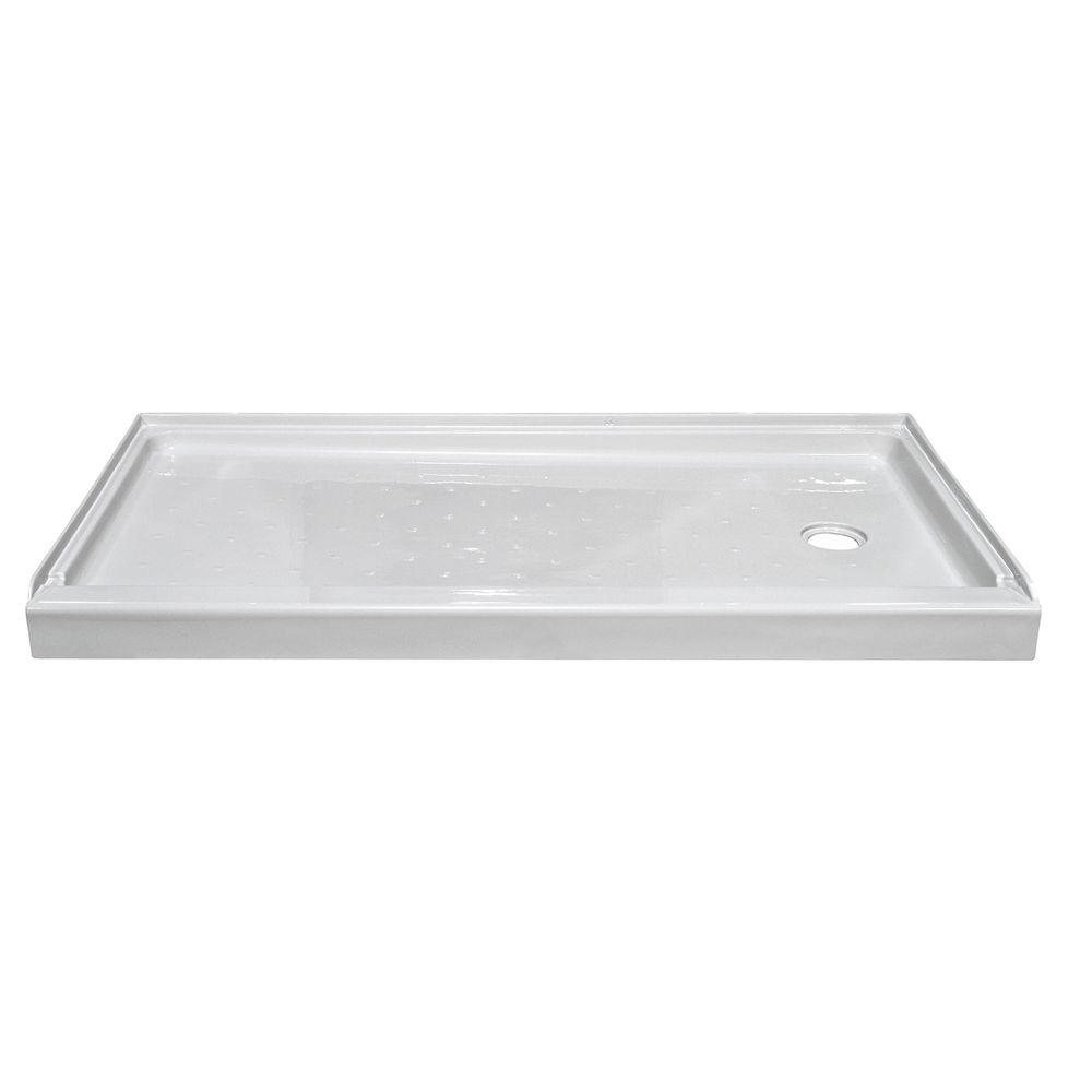 Lyons Industries Elite 54 in. x 27 in. Single Threshold Shower Base