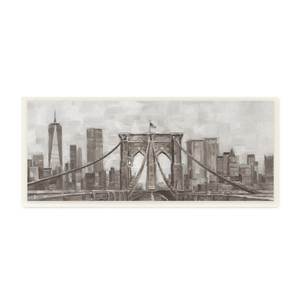 The Stupell Home Decor Collection 7 In X 17 In Neutral Grey Tan