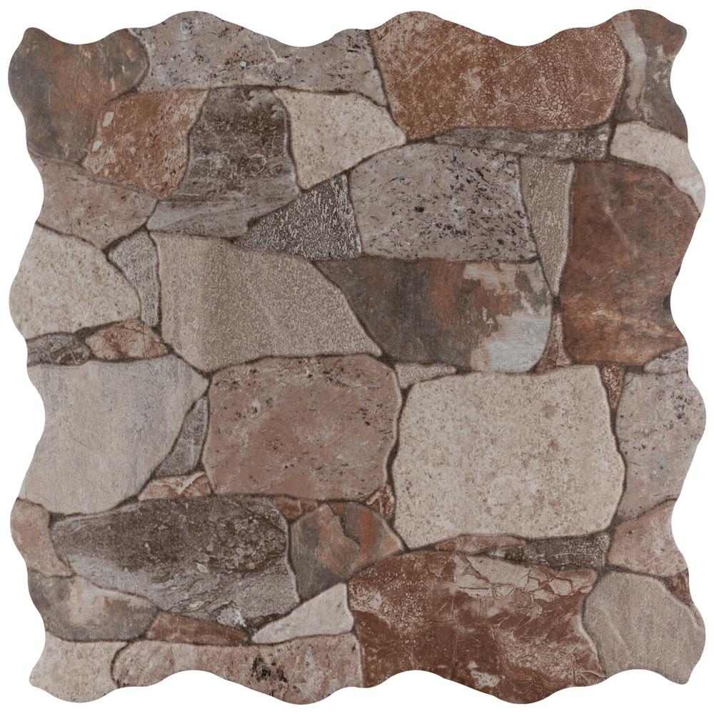 Merola Tile Attica Gris 16 7 8 In X 16 7 8 In Ceramic Floor And Wall Tile 14 15 Sq Ft Case Faz18atg The Home Depot