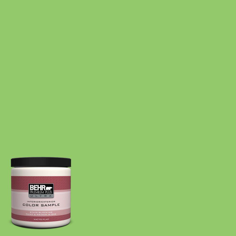 Behr apple orchard paint color: a deliciously fresh spring green color! #paintcolor #greenpaint #springgreen