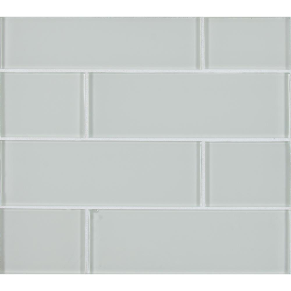 Msi Snow Cap White 3 In X 9 8mm Gl Wall Tile T Snwht39 Msi Snow Cap White 3 In X 9 8mm Gl Wall Tile