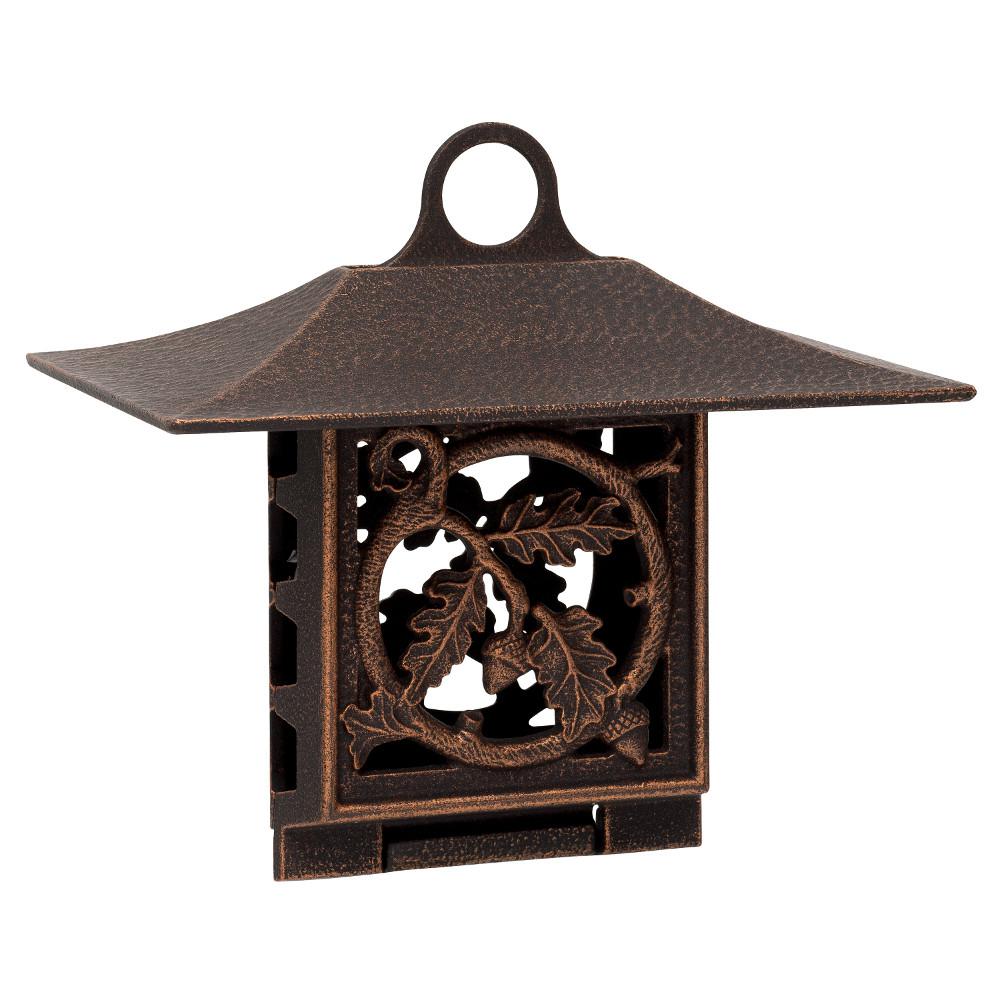 Whitehall Products Oil Rubbed Bronze Oak Leaf Suet Feeder 30053