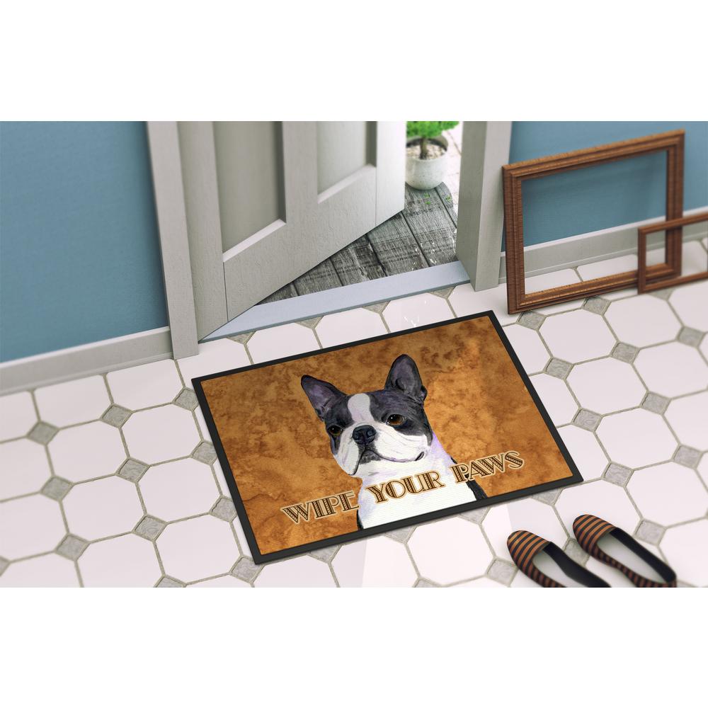 Caroline S Treasures 18 In X 27 In Indoor Outdoor Boston Terrier