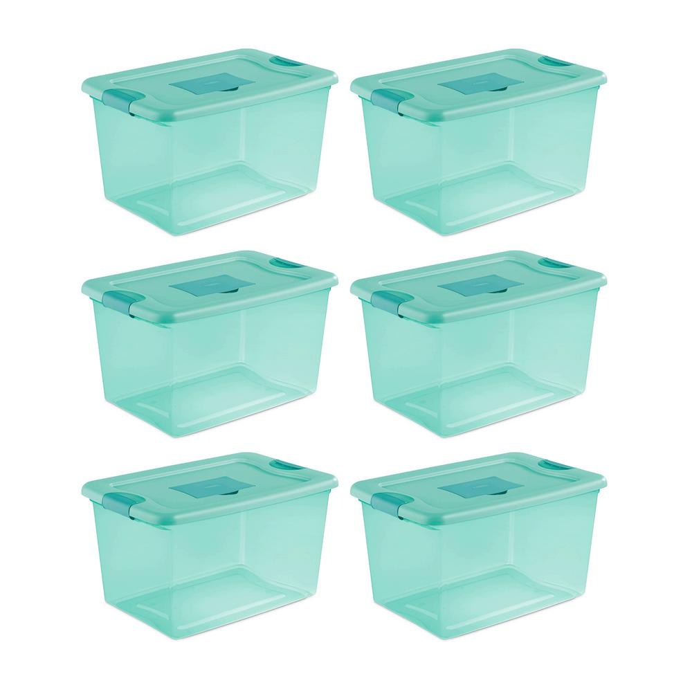 stackable storage bins with lids