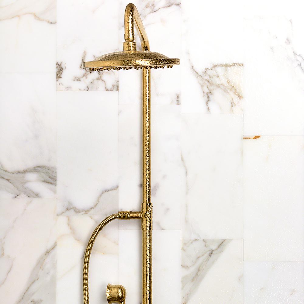 Carrara Gold Polished Marble Wall Tile