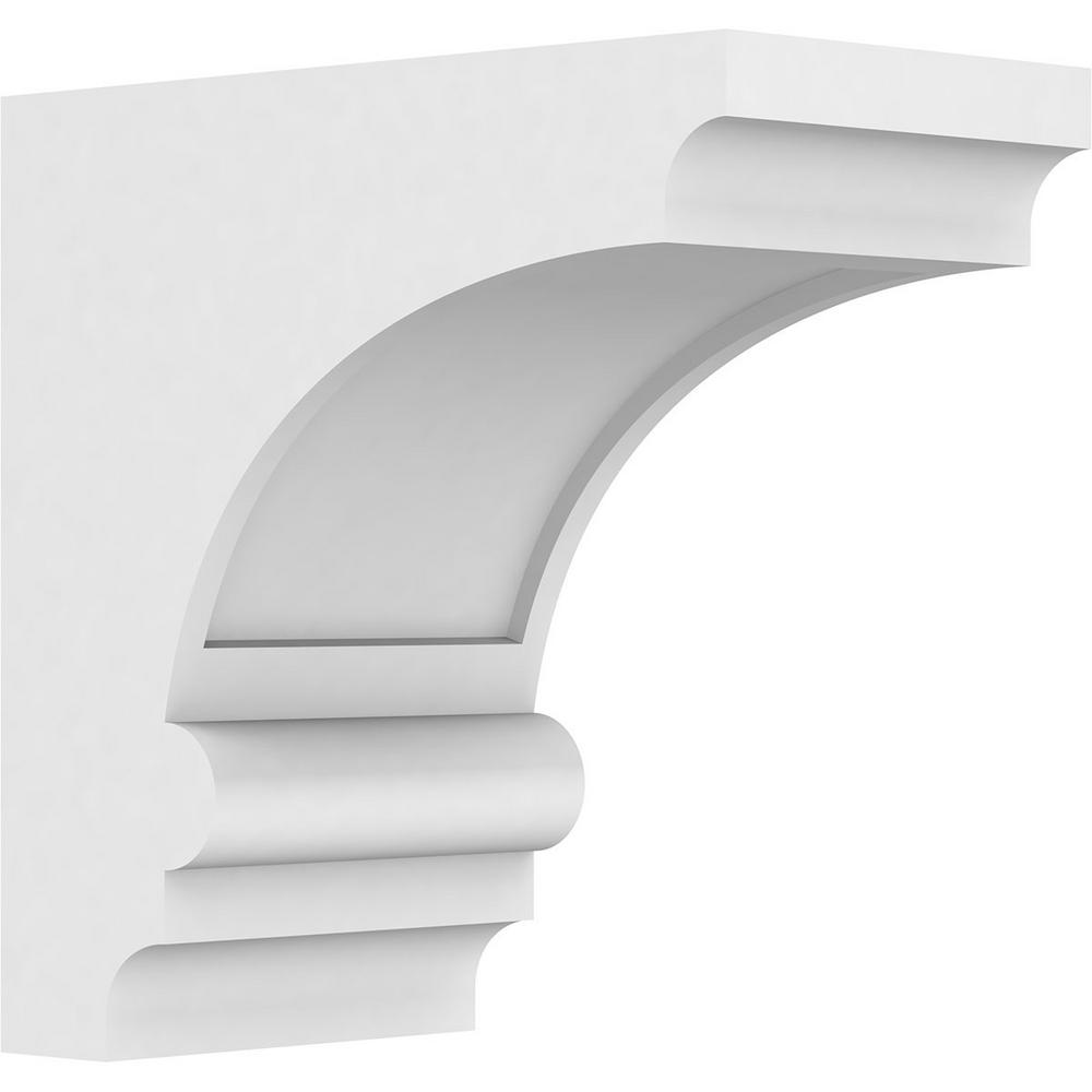 Ekena Millwork BKT02X14X14TRCH-CASE-4 Traditional Shelf Bracket Cherry Ready to be Stained