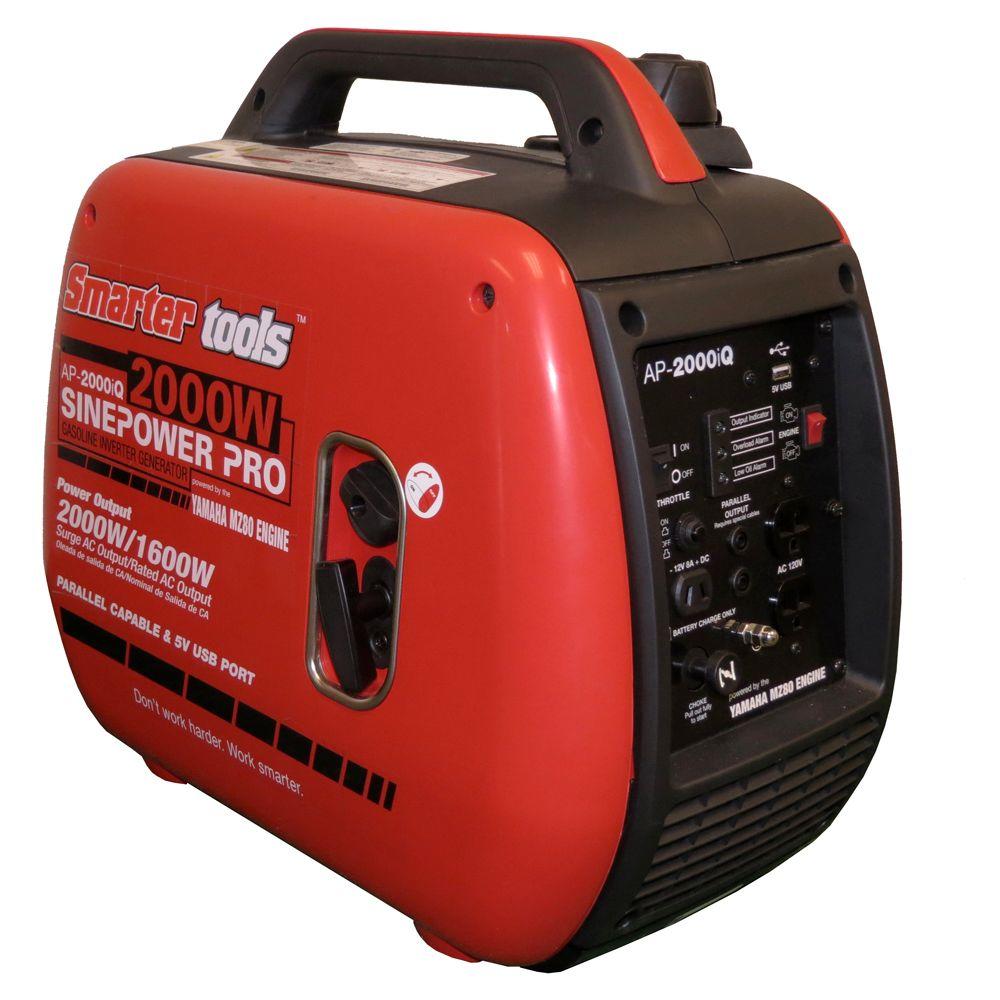 Smarter Tools AP2000iQ 1600/2000Watt Gasoline Powered Parallel