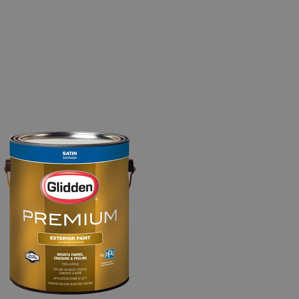 Glidden Premium 1 Gal Hdgcn64u Seal Grey Satin Latex Exterior Glidden Premium 1 Gal Hdgcn64u Seal Grey Satin Latex Exterior Paint