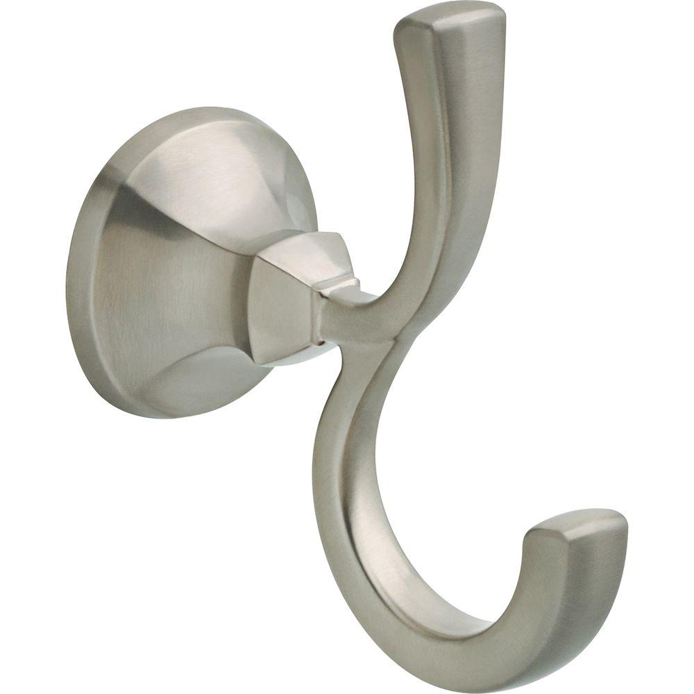 Delta Ashlyn Double Towel Hook in Stainless76435SS The Home Depot