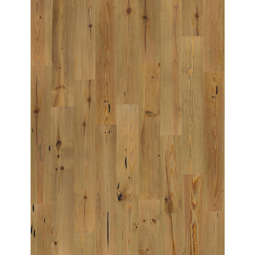 Beasley Wire Brushed New Heart Pine 1 2 In Thick X 7 In Wide X Varying Length Engineered Hardwood Flooring 25 23 Sq Ft Brb Mac7 The Home Depot