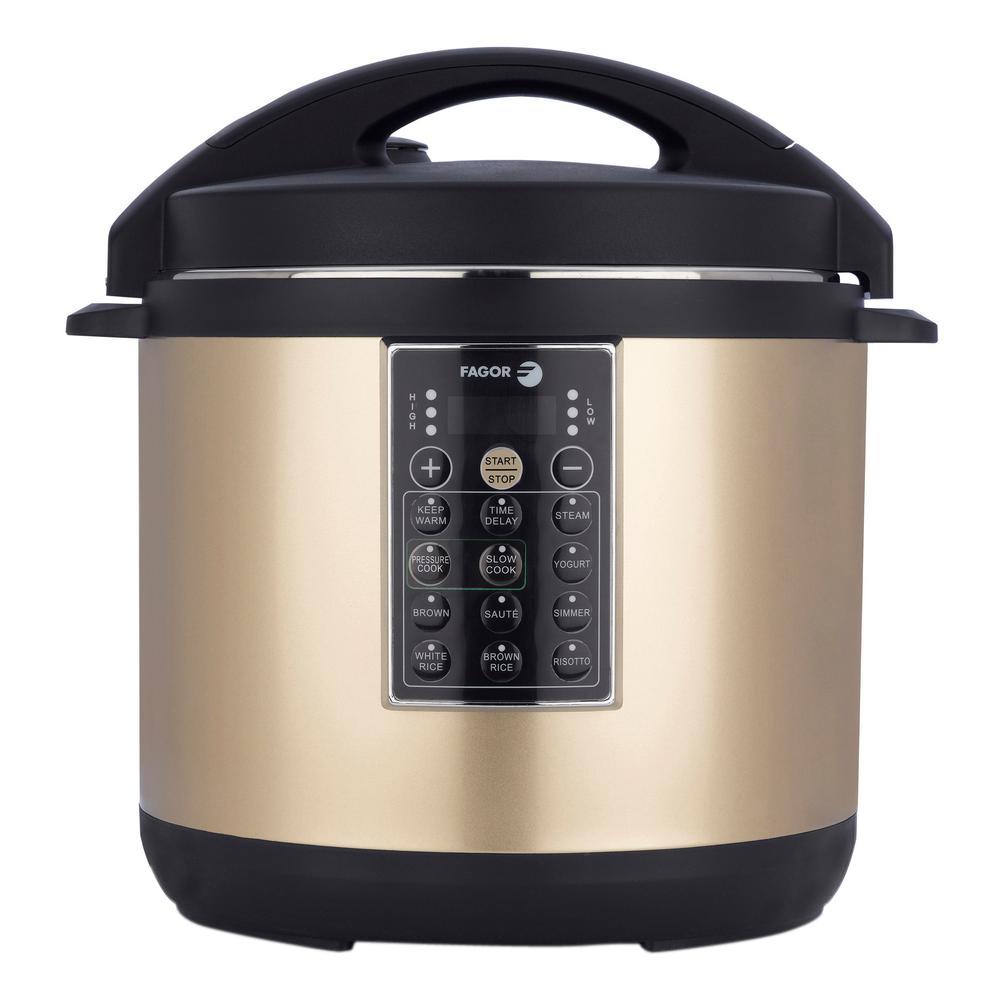 UPC 735186009386 product image for LUX 8 Qt. All-in-One Multi Cooker, Champagne (Beige) | upcitemdb.com