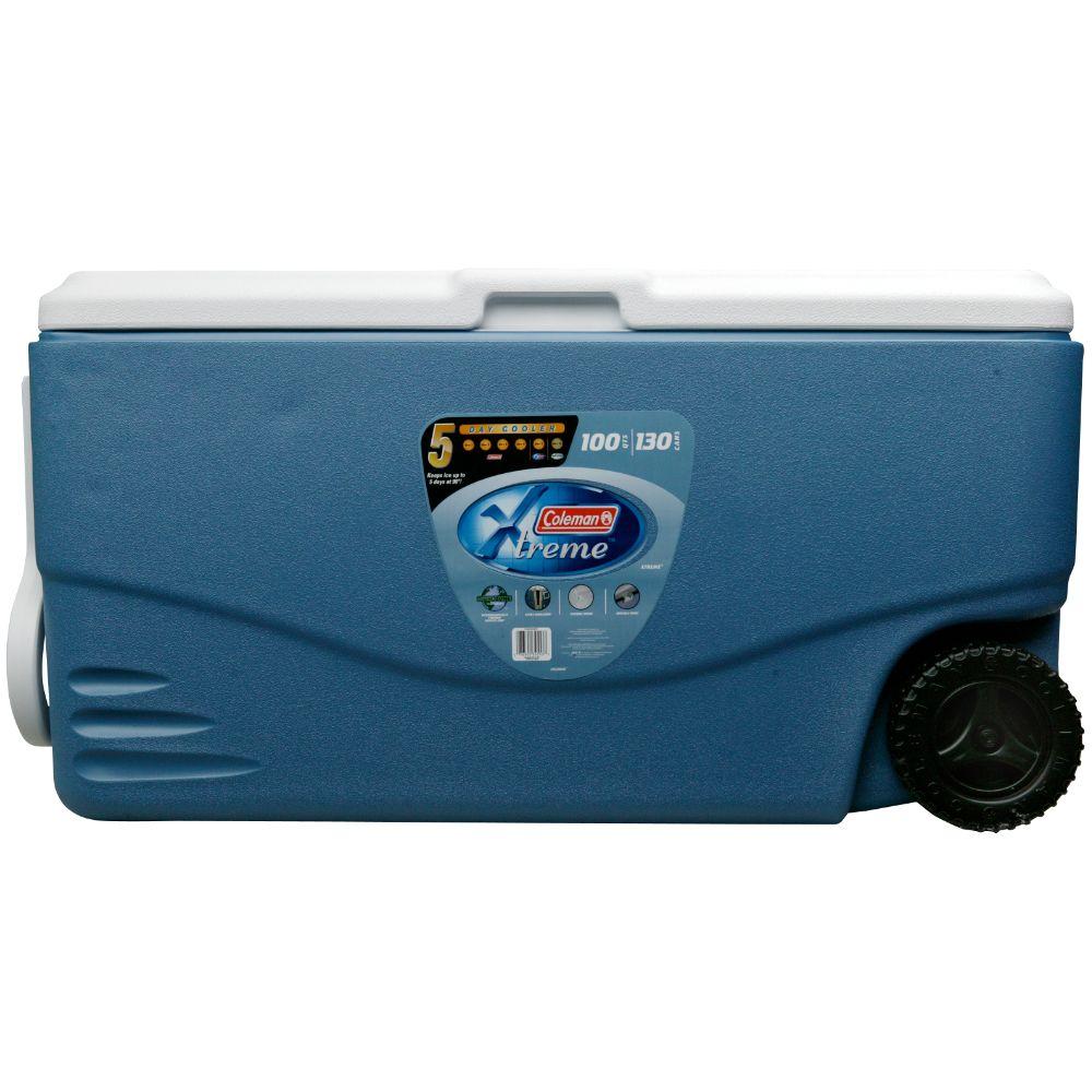 coleman 55 quart xtreme rugged wheeled cooler