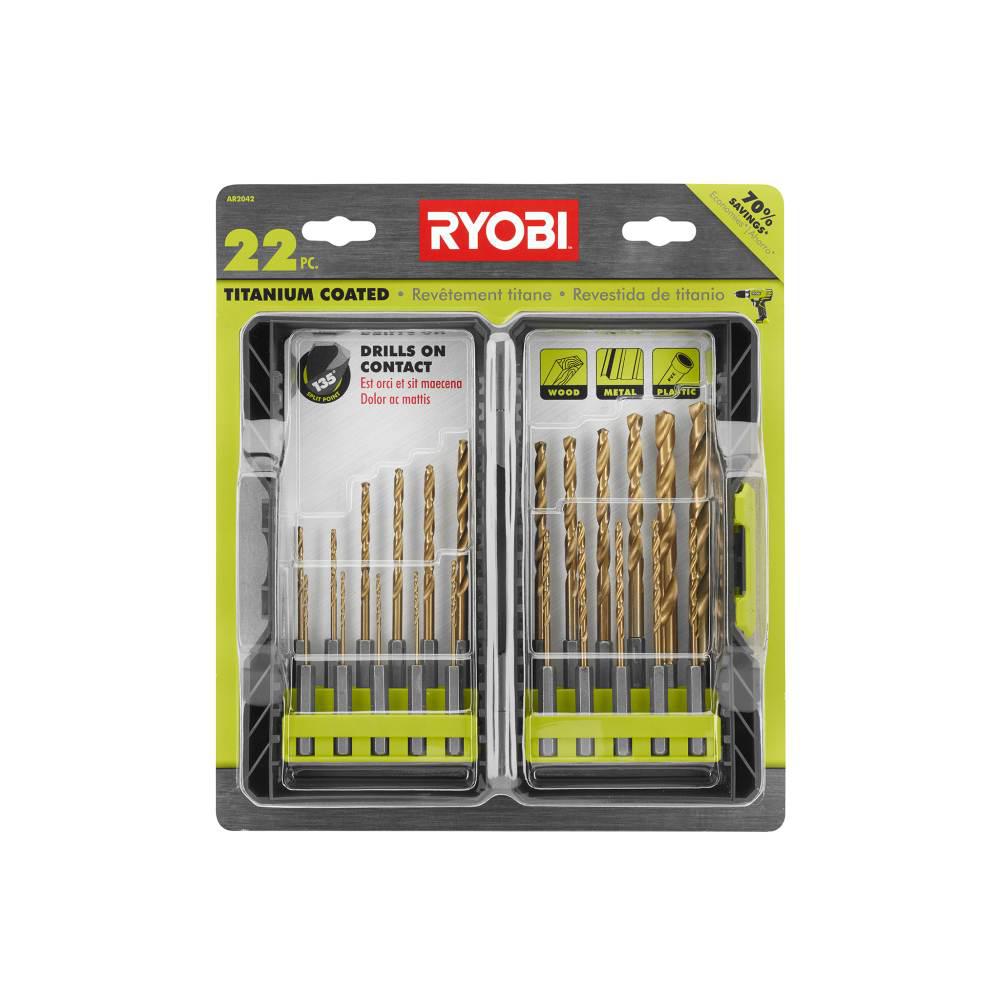 RYOBI Titanium Drill Bit Kit (22-Piece) was $19.97 now $12.97 (35.0% off)