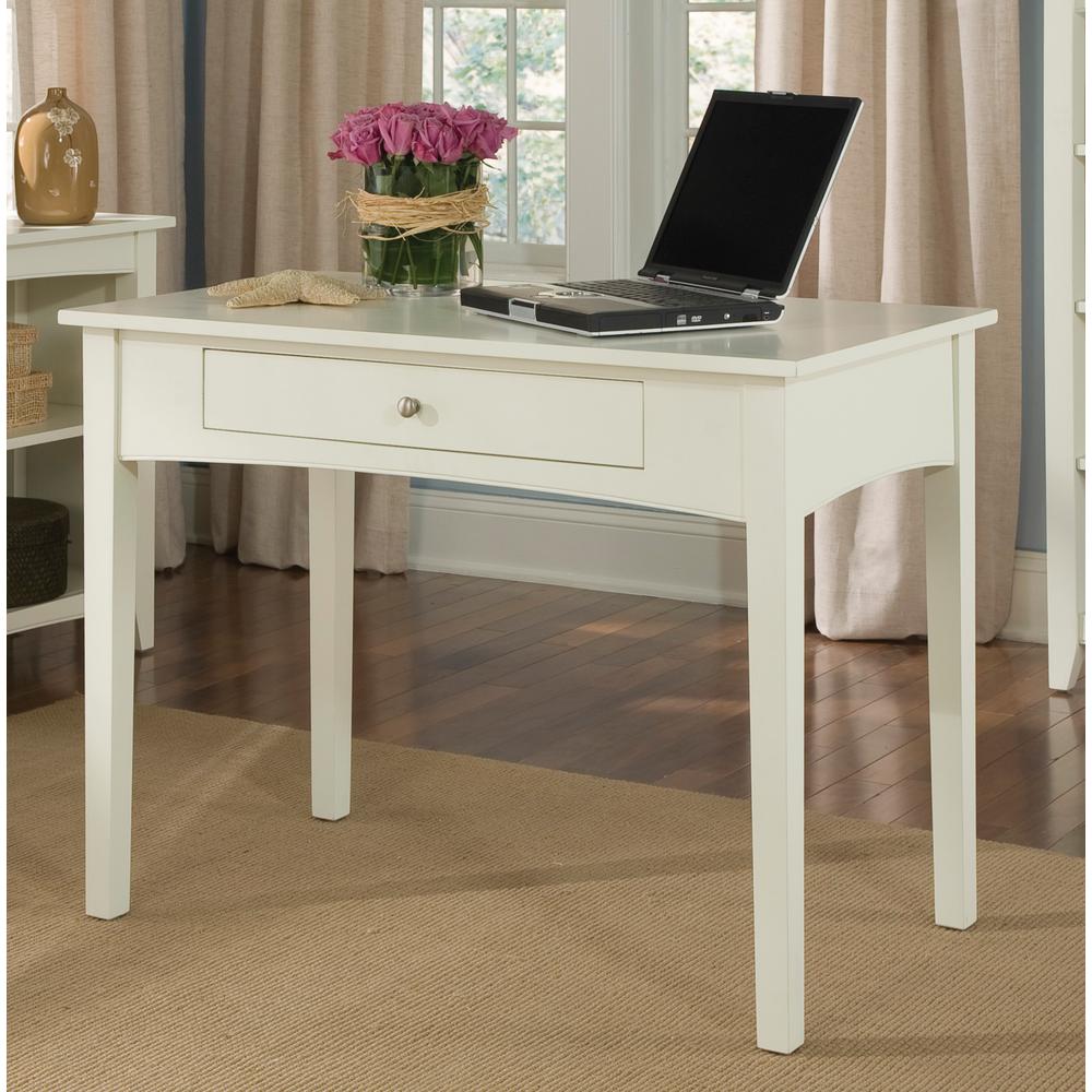 Alaterre Furniture Ivory Desk-ASCA06IV - The Home Depot