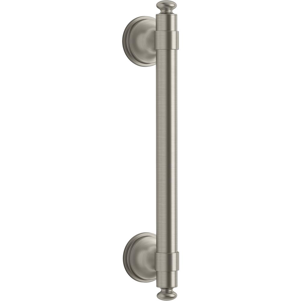 KOHLER Carmichael 9 in. Grab Bar in Vibrant Brushed NickelKR27234BN